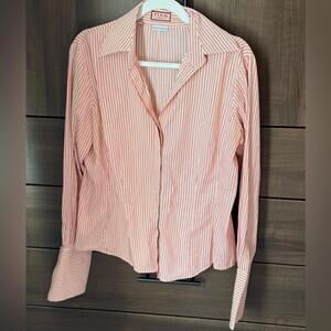 Thomas Pink Pink Striped Button-Up Shirt